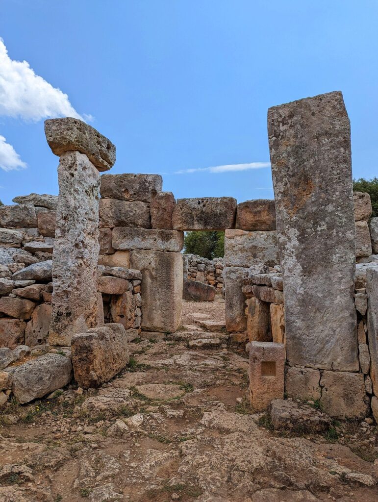 prehistory, talayotic, taula, archeology, stone, island, tourism, travel, menorca, balearic islands, spain, europe