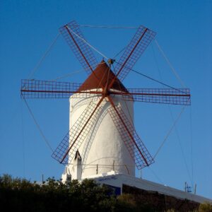 mill, it is mercadal, minorca, balearics, island