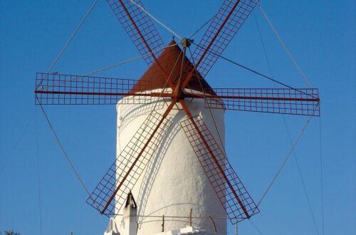 mill, it is mercadal, minorca, balearics, island